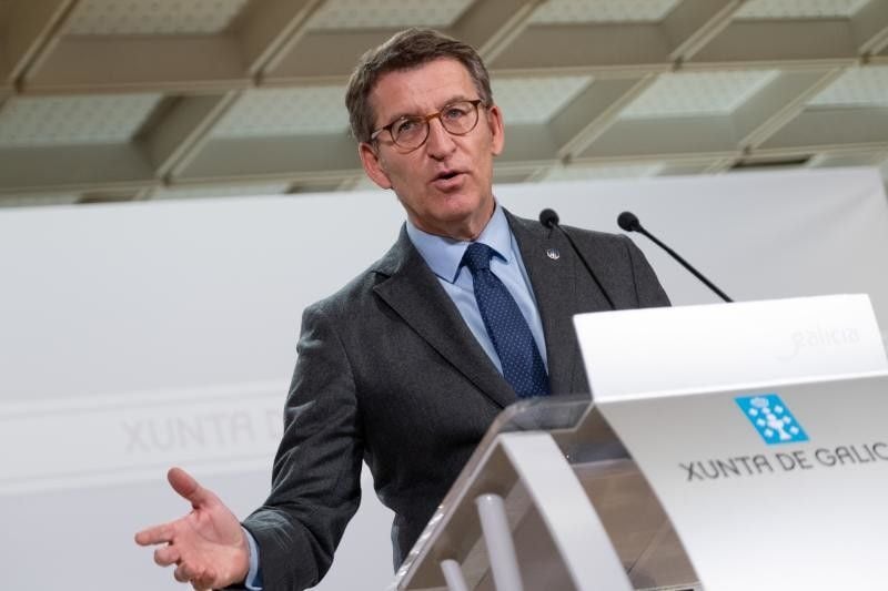 Alberto Núñez Feijóo, presidente da Xunta de Galicia