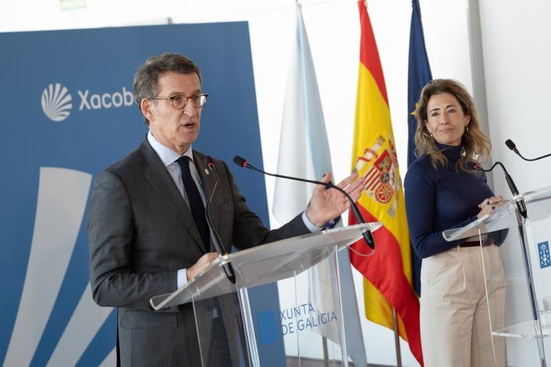 Alberto Núñez Feijóo e Raquel Sánchez