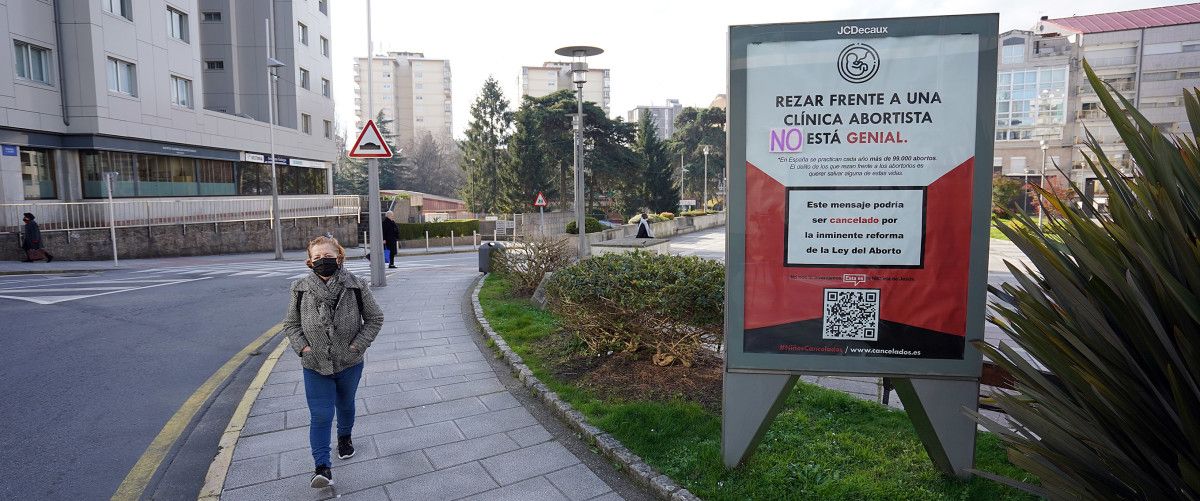 Campaña antiabortista en Pontevedra