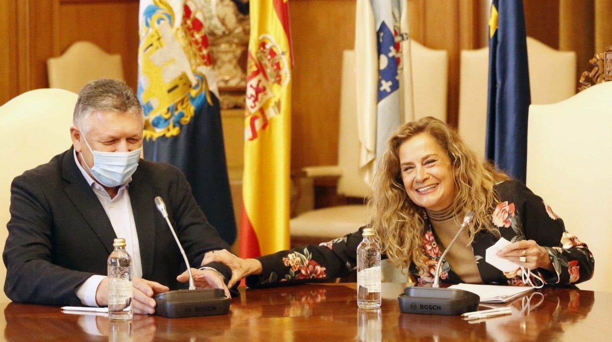 Carmela SIlva e Telmo Martín
