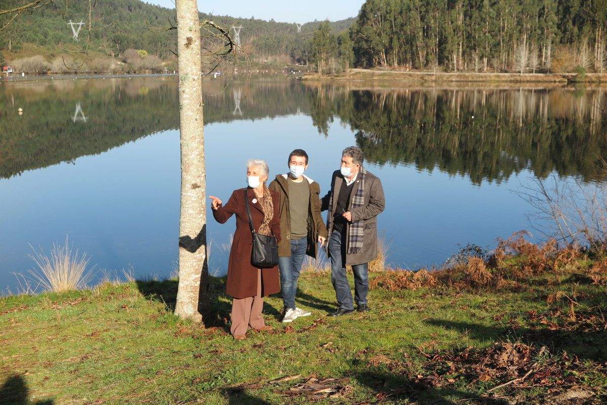 Pilar Comesaña, Alberto Oubiña y Fernández Lores