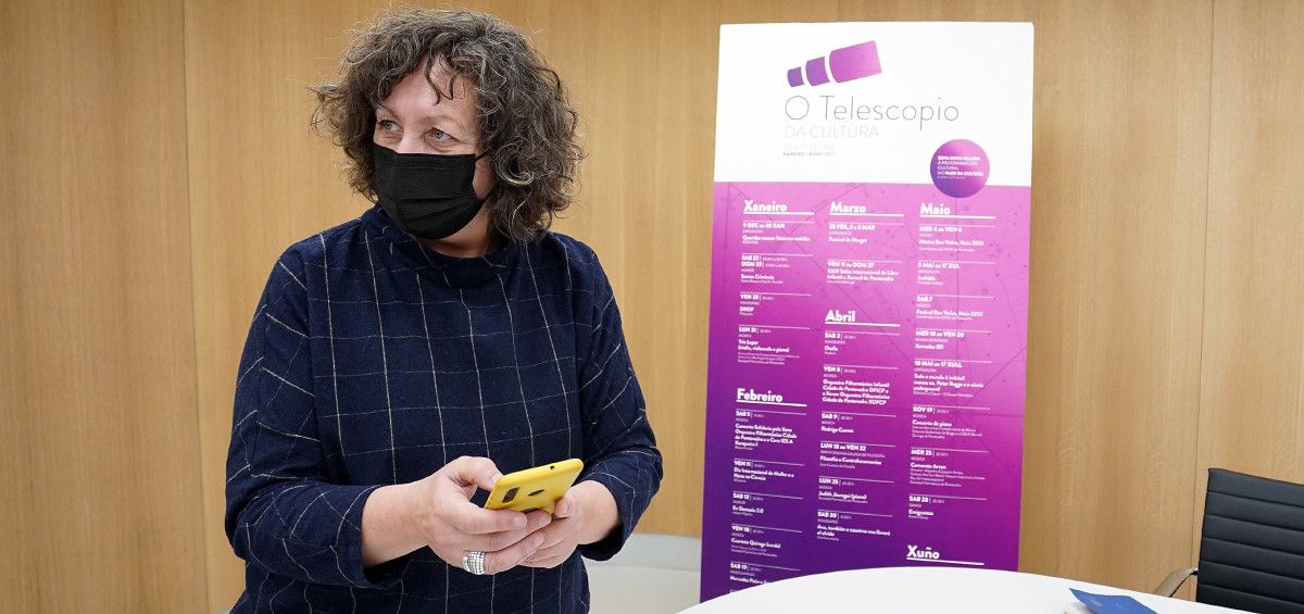 La concelleira Carmen Fouces presenta la programación cultural del primer semestre del 2022