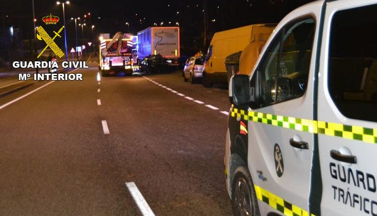 Accidente na PO-542 en Marcón cun home falecido