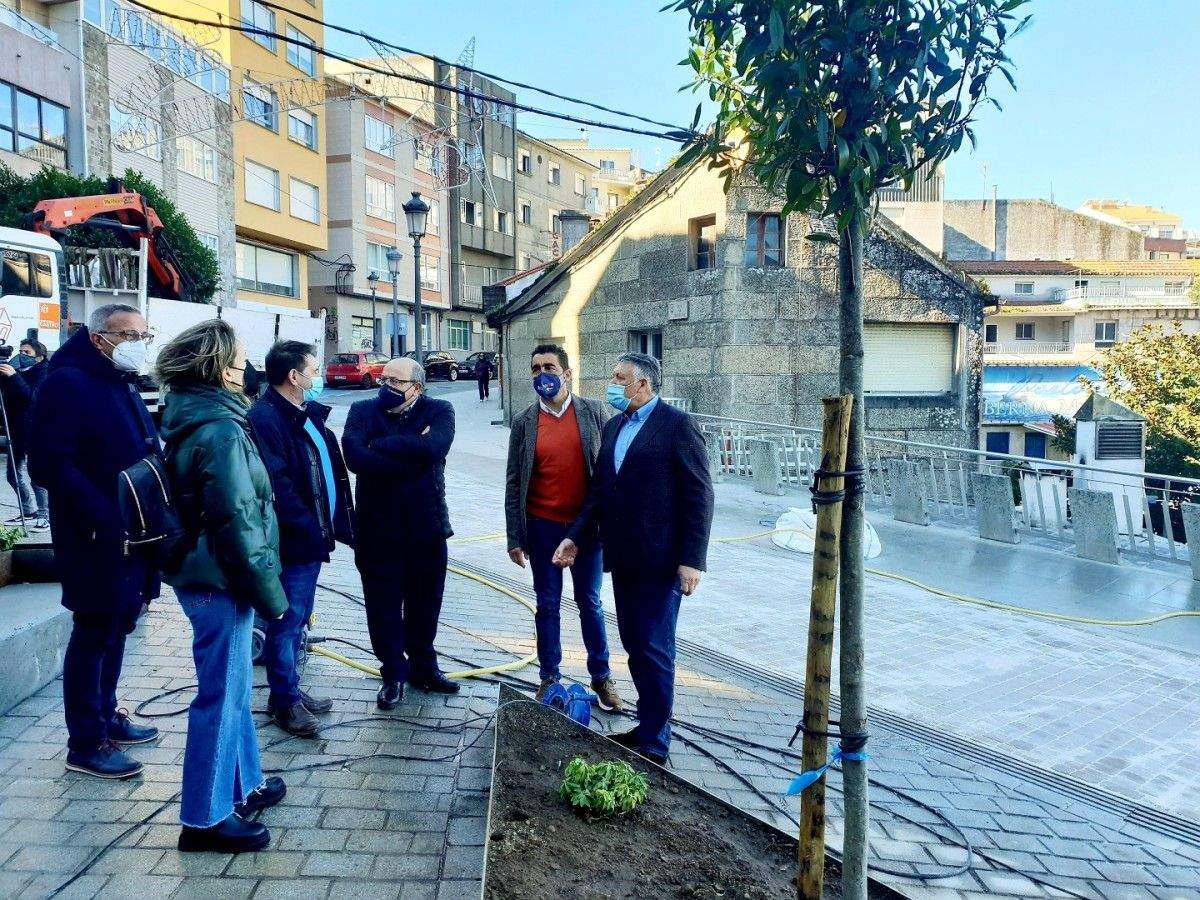 Visita ás obras da Praza de Méndez Núñez