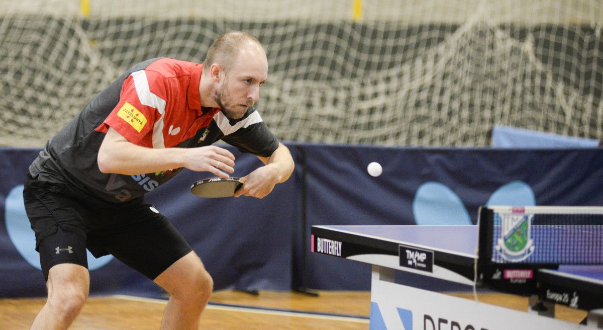 Partido de tenis de mesa entre TM Monte Porreiro e Asisa Borges Vall