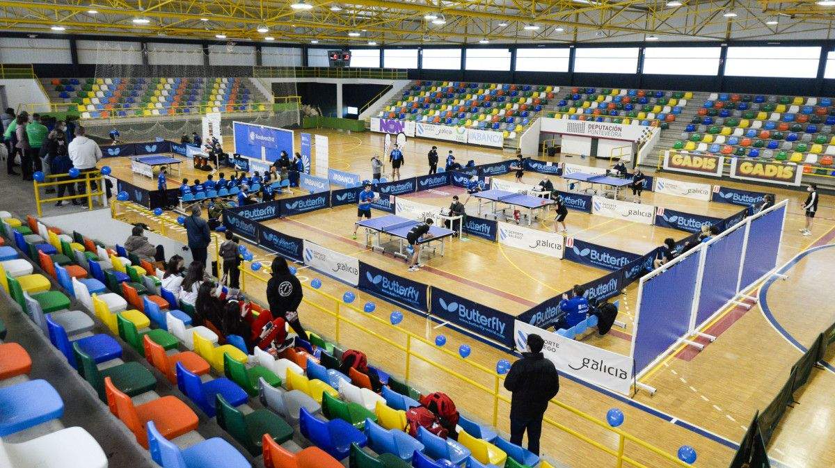 Partido de tenis de mesa entre TM Monte Porreiro y Asisa Borges Vall