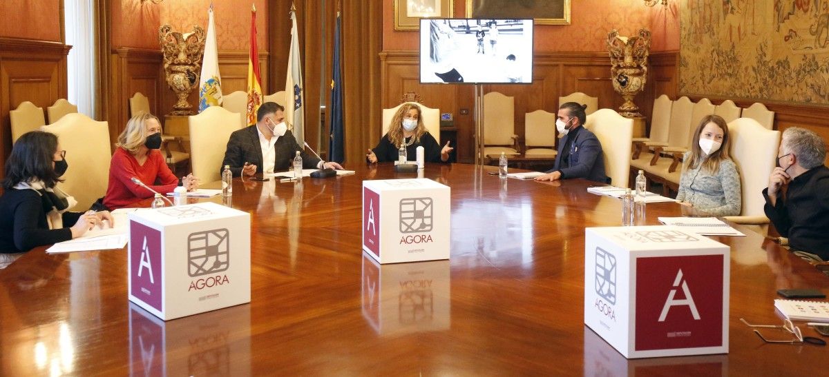 Reunión do xurado de Foto Ágora