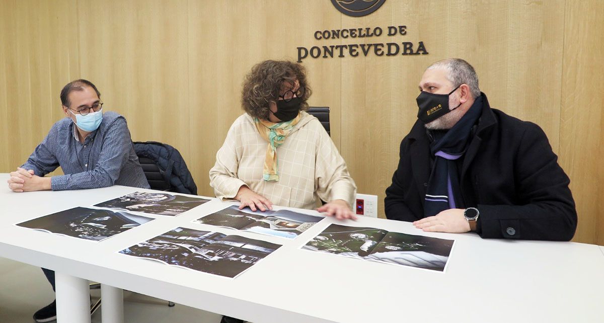 Sinatura da acta de replanteo das obras de San Amaro