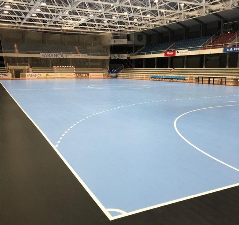 Pista deportiva del Pabellón Municipal de los Deportes de Pontevedra