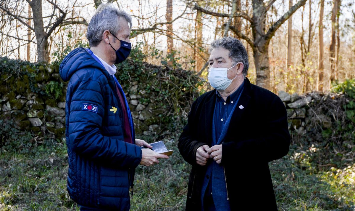 Alfonso Rueda e Miguel Anxo Fernández Lores