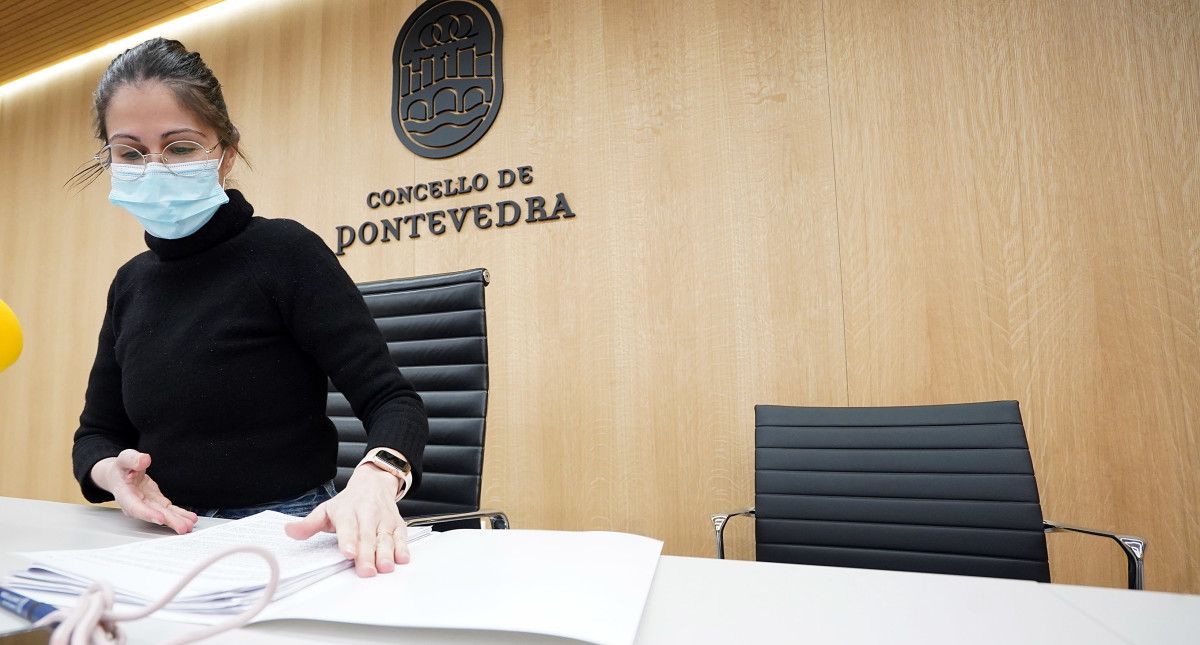 Anabel Gulías, portavoz do goberno local de Pontevedra