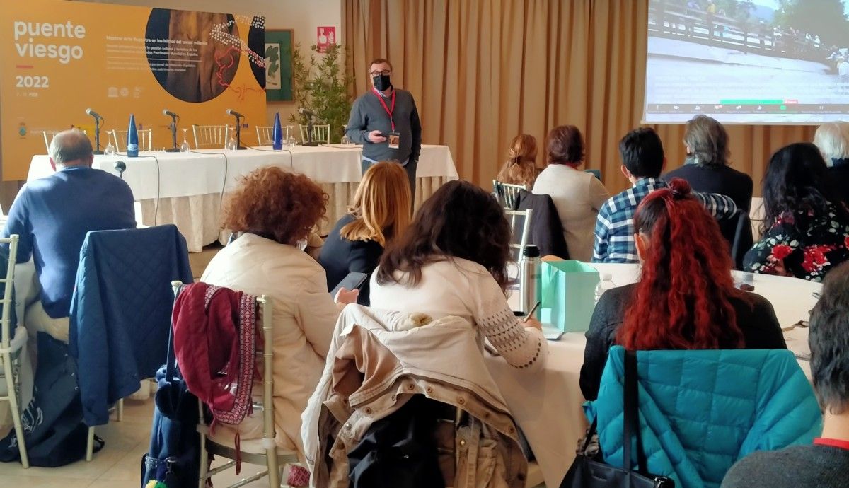 Intervención do director do Museo de Pontevedra, Xosé Manuel Rey 