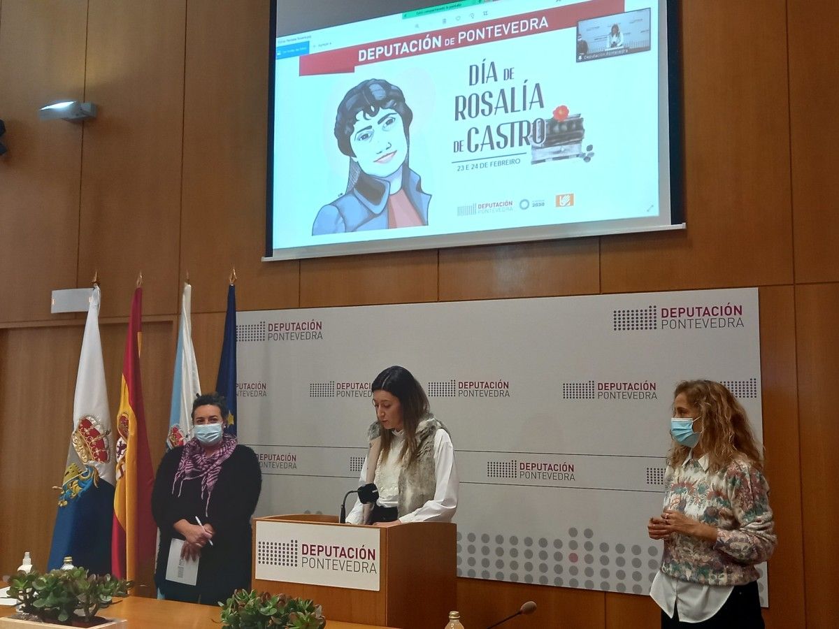 María Ortega, Victoria Alonso y Carmela Silva