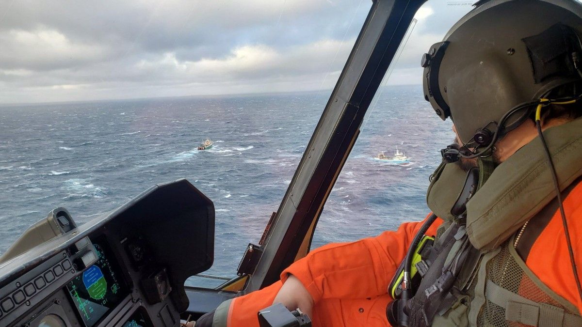 Operativo de rescate en Terranova