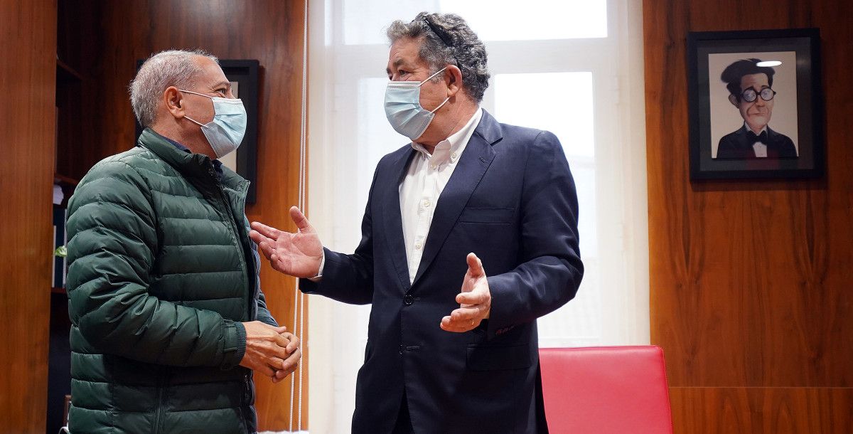 Encuentro de Fernández Lores con el alcalde de Ginebra