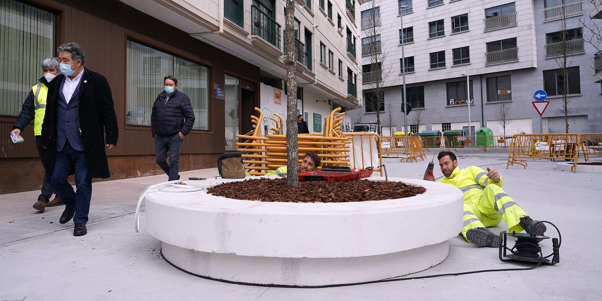 Obras de mellora nas rúas perimetrais do Gorgullón