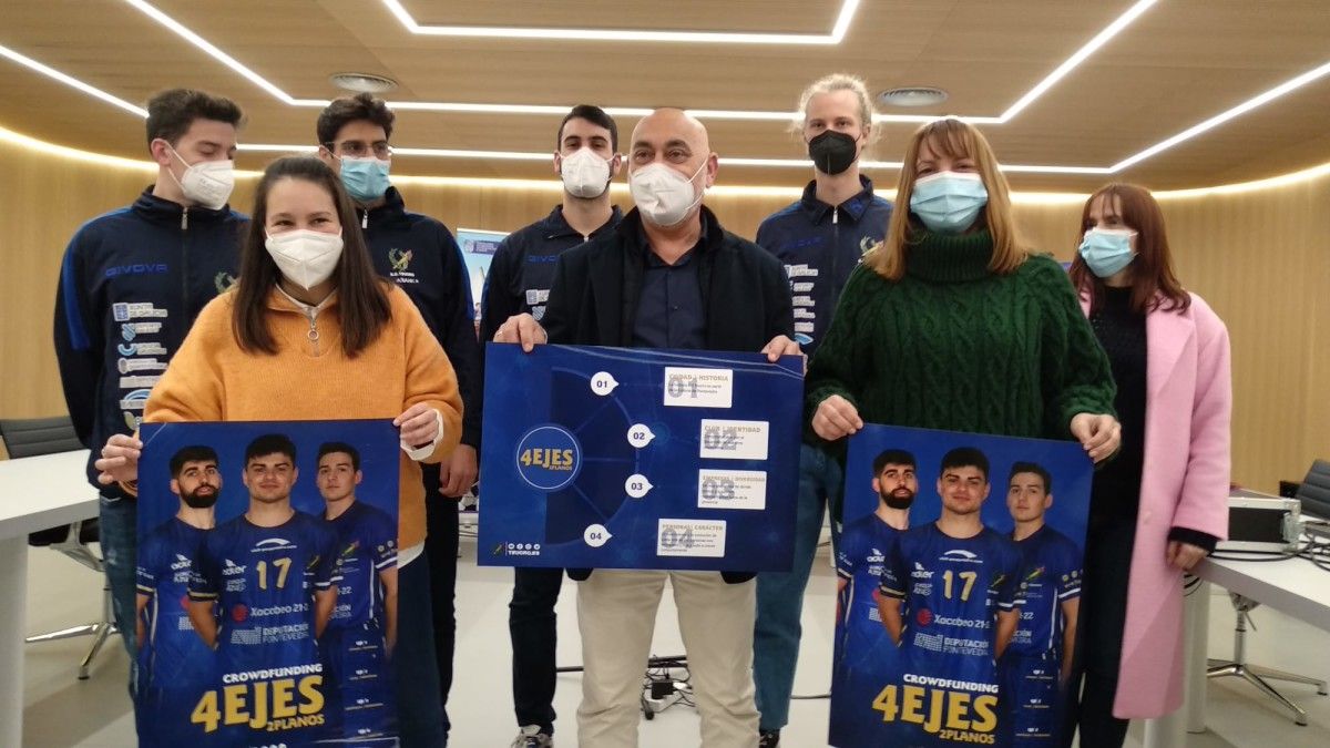 Presentación da campaña de crowfunding da SD Teucro