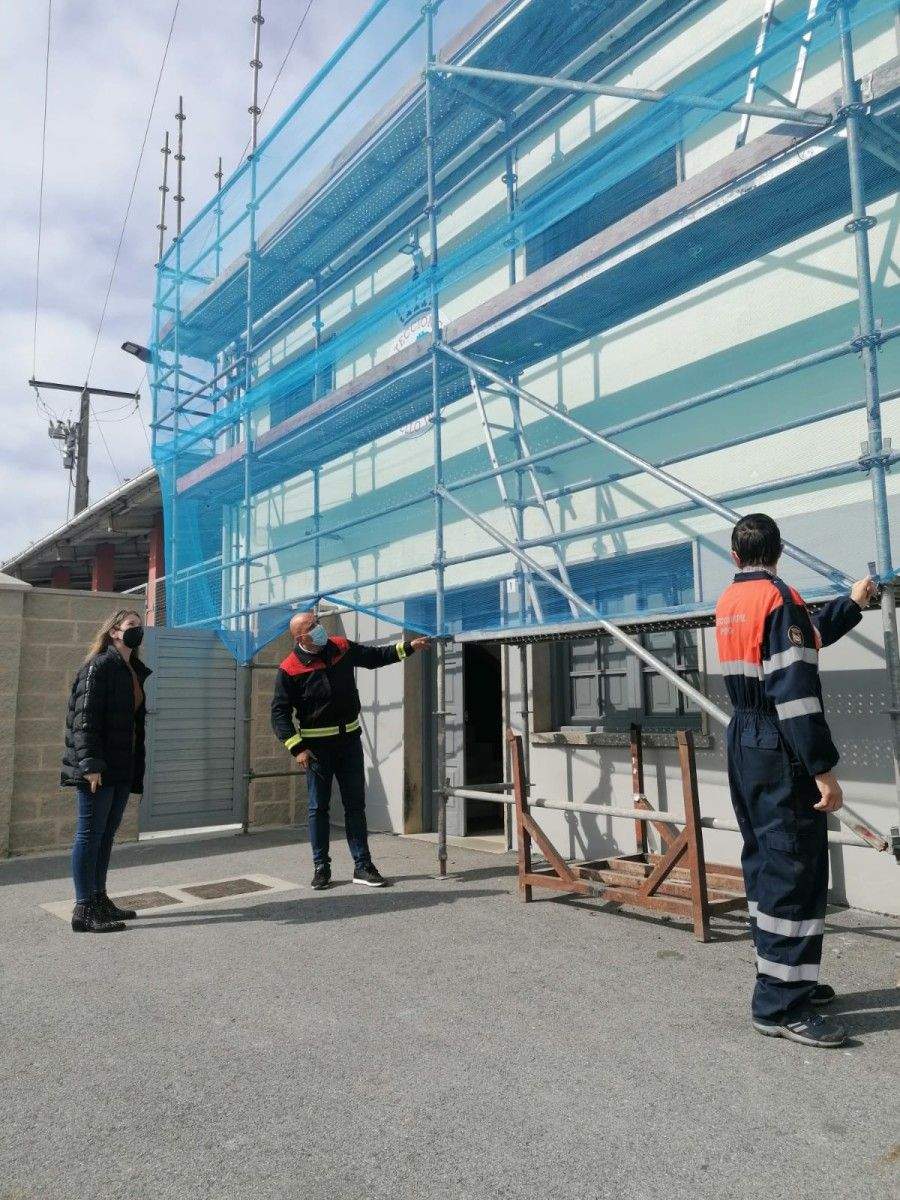 Obras de mellora da sede de Protección Civil 