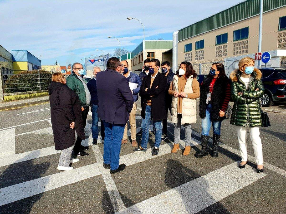 Visita o polígono industrial de Trabanca Badiña, en Vilagarcía