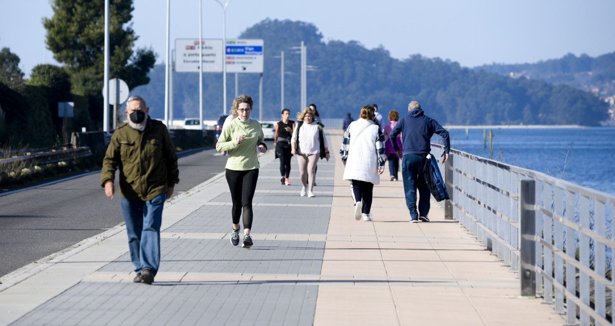 Primeira fase do paseo marítimo de Pontevedra a Marín