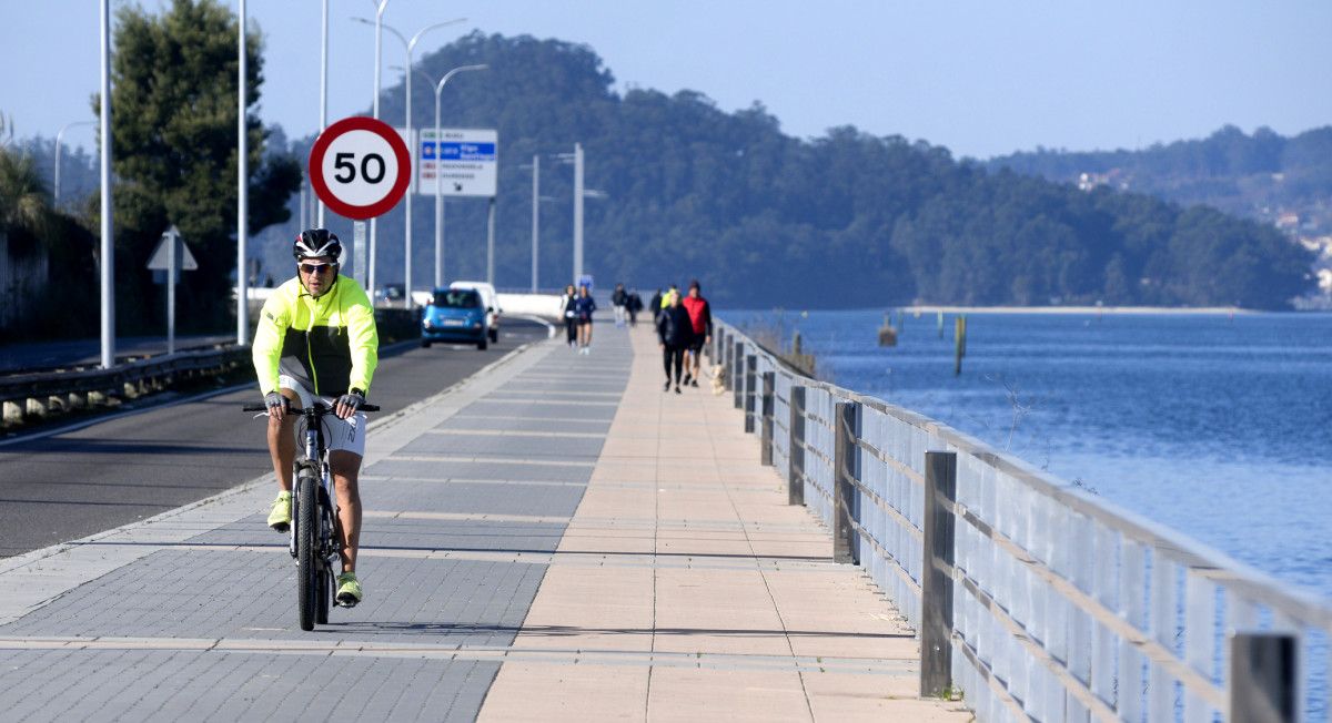 Paseo marítimo de Pontevedra a Marín