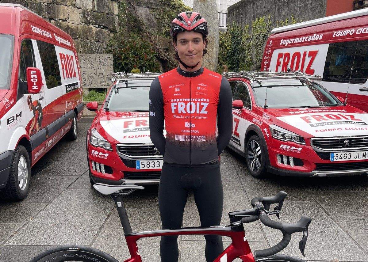Alejandro Gomiz, ciclista del G. D. Supermercados Froiz