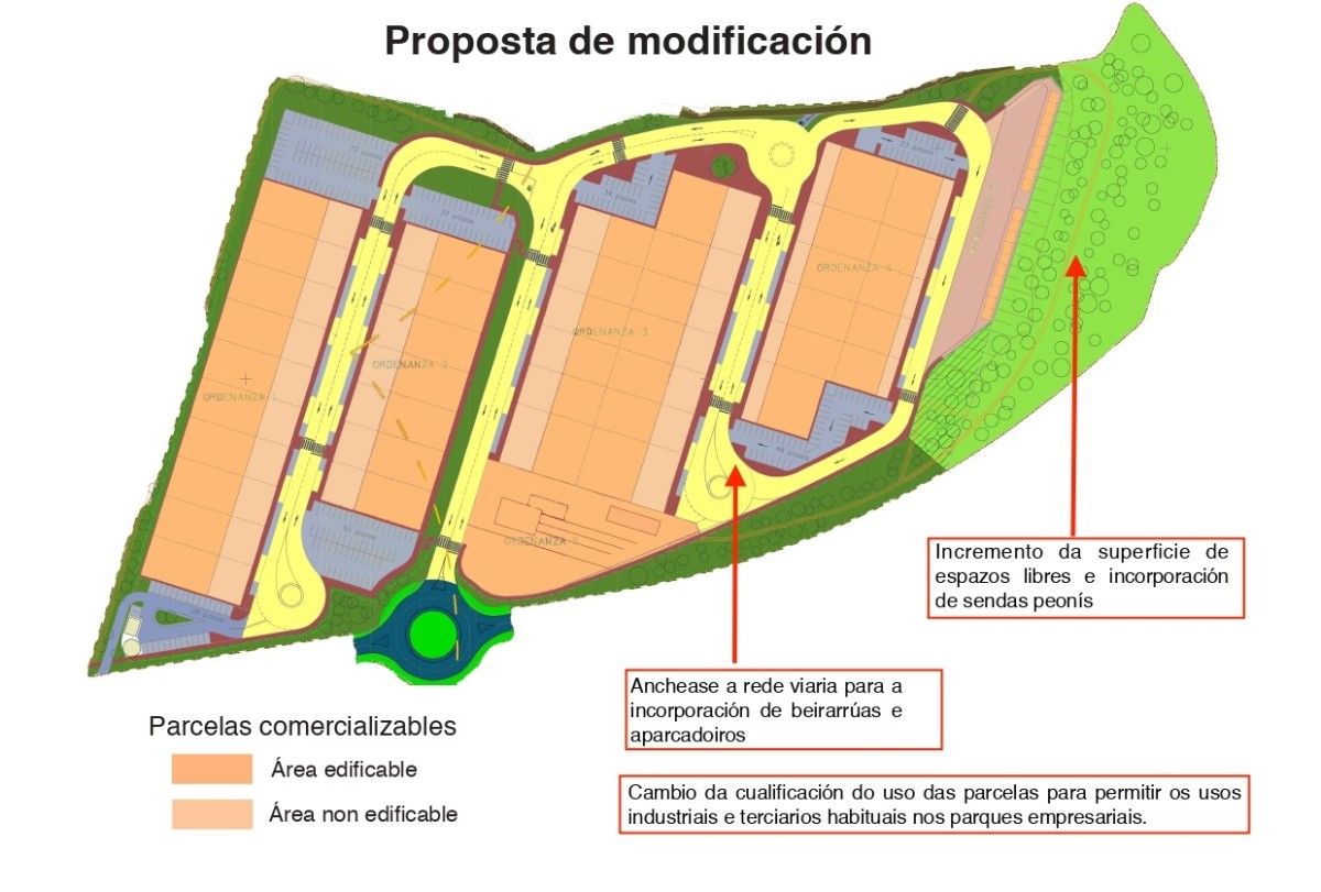 Proposta de modificación da Central de Transporte