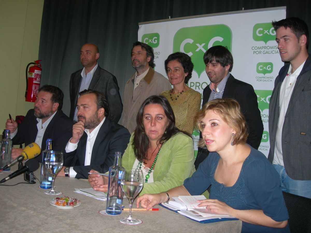 Rafael Cuiña, candidato de Compromiso por Galicia, presenta a candidatura por Pontevedra Rafael Cuiña, candidato de Compromiso por Galicia, presenta a candidatura por Pontevedra