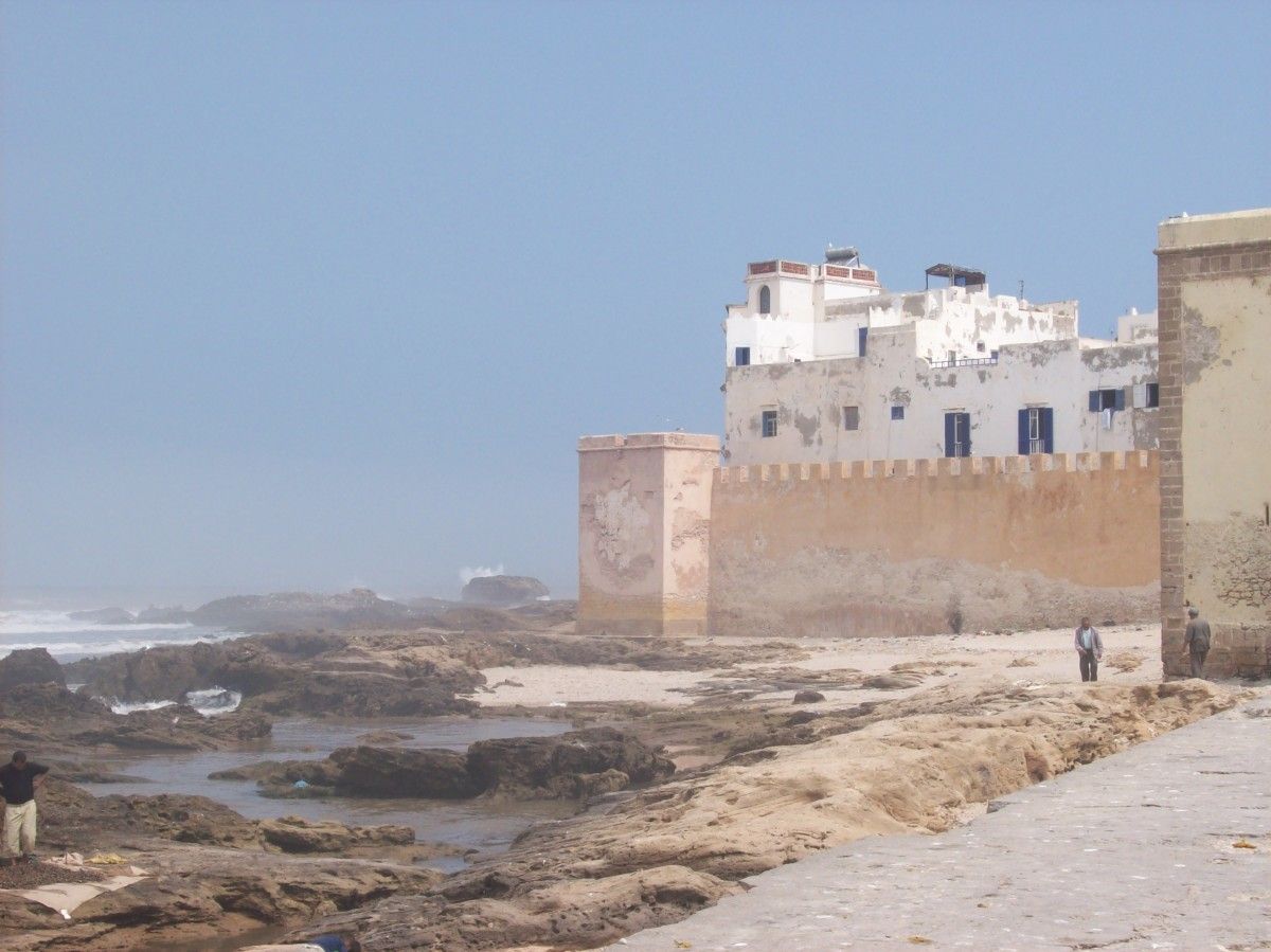 Murallas de Essaouira na costa