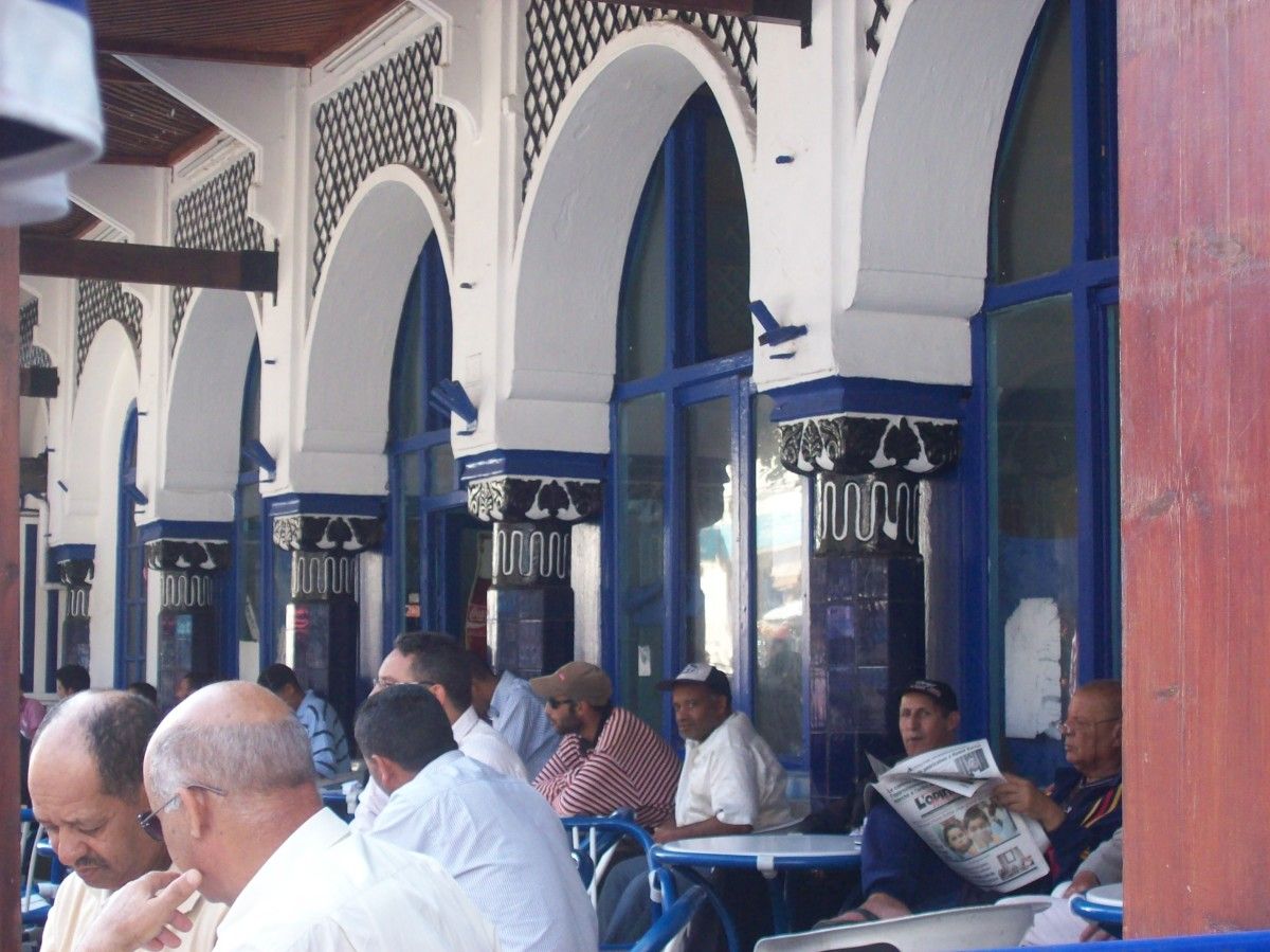 Cafés da praza de Mulay el Hassan