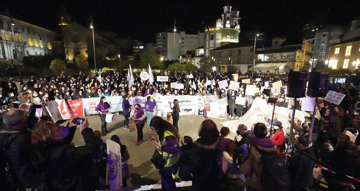 Manifestación do Día da Muller en 2022