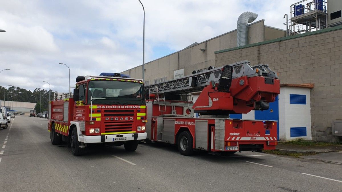 Intervención de los bomberos de O Salnés 