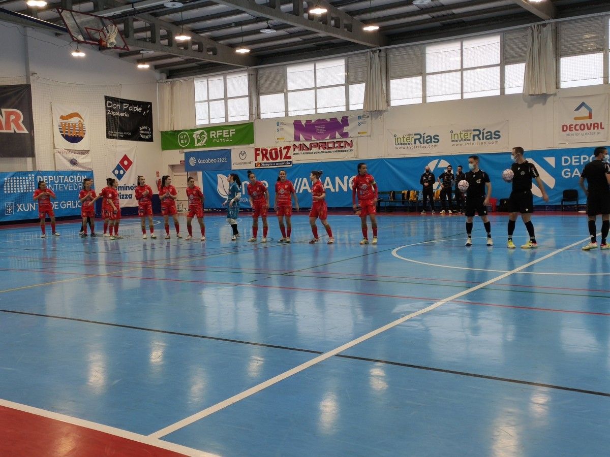 Partido entre Poio Pescamar e Roldán na Seca