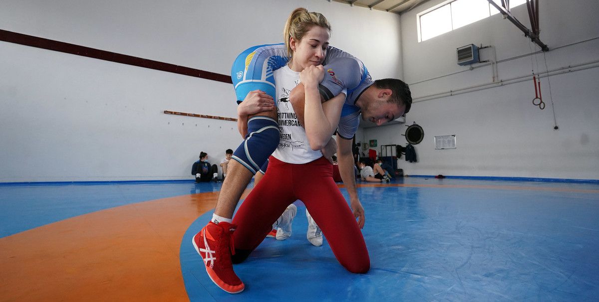 Lydia Pérez Touriño, no Centro Galego de Tecnificación Deportiva