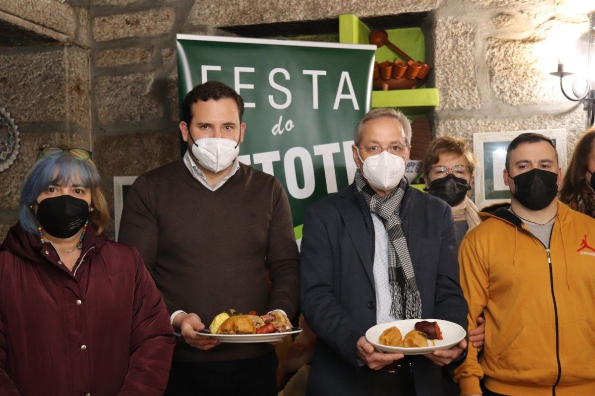 Jorge Cubela y José Balseiros en la presentación de la XII Festa do Petote