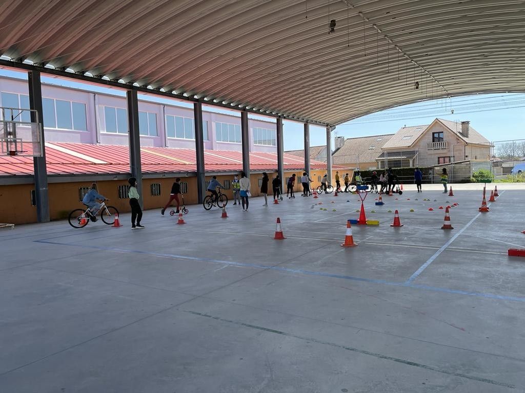 Clase de seguridade vial no CEIP Torre Illa