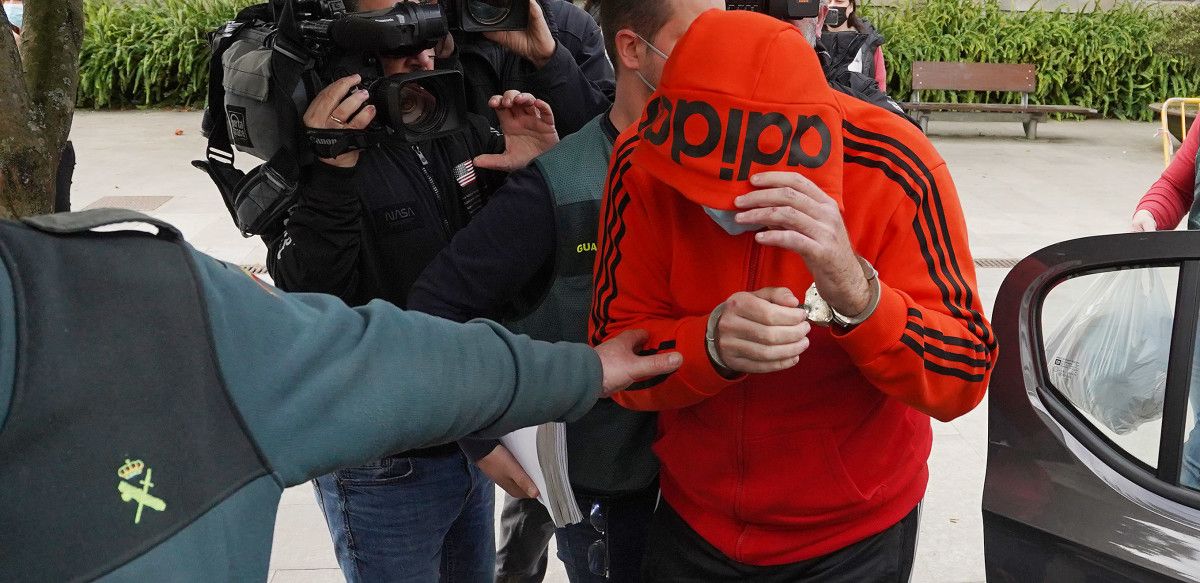 Paso a disposición judicial de José Eirín en Caldas