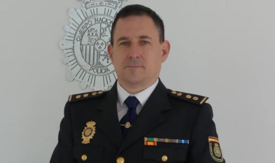 El jefe de la Comisaría de la Policía Nacional de Vigo-Redondela, Juan José Díaz Jiménez
