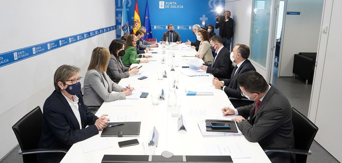 Consello de Goberno de la Xunta de Galicia celebrado en Pontevedra
