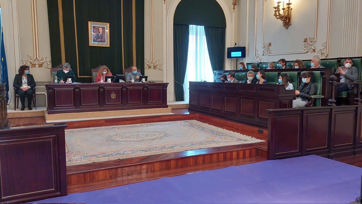 Pleno da Deputación de Pontevedra