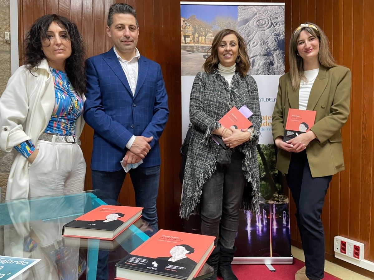 Montse Fajardo presenta 'A vida incerta' en Pontecaldelas