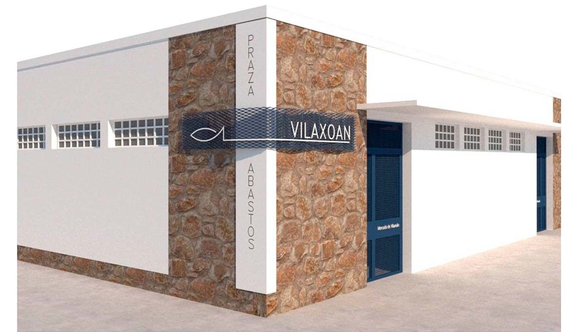 Proxecto para a reforma da praza de abastos de Vilaxóan