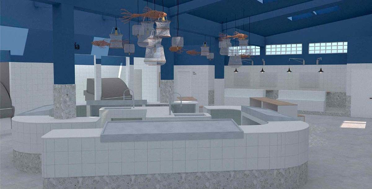 Proxecto para a reforma da praza de abastos de Vilaxóan