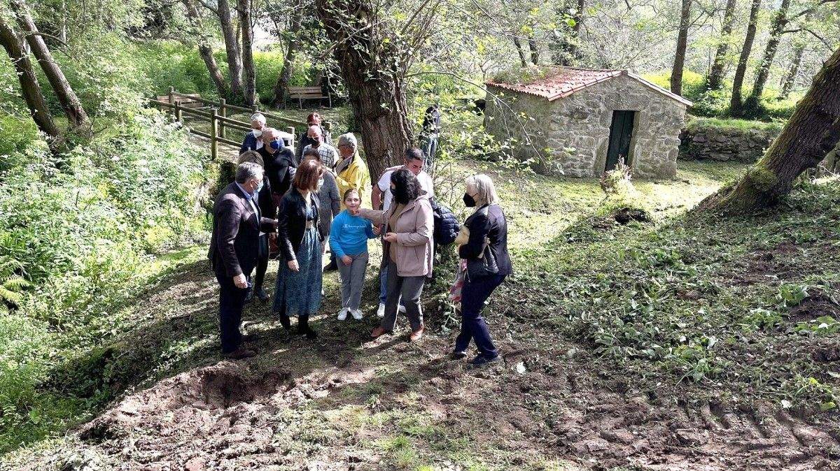 Zona por onde se creará a senda fluvial do río Dorrón