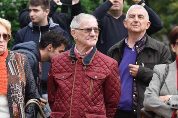 Eduardo Dapena Lis 'Cholo', en el 75 aniversario del Pontevedra Club de Fútbol