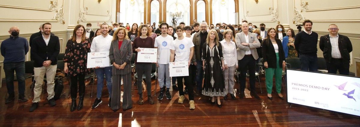 Entrega dos premios Depoemprende na FP