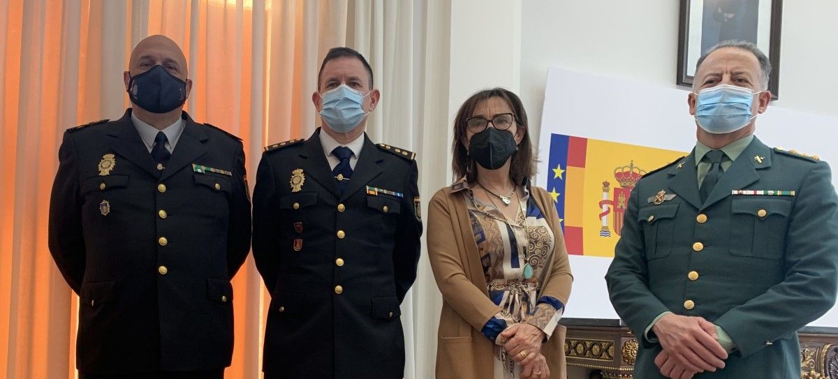 Juan José Díaz, Ramiro García, Maica Larriba y Simón Venzal