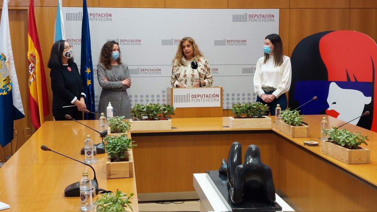 Presentación de actividades de audiovisual femenino en la Deputación de Pontevedra