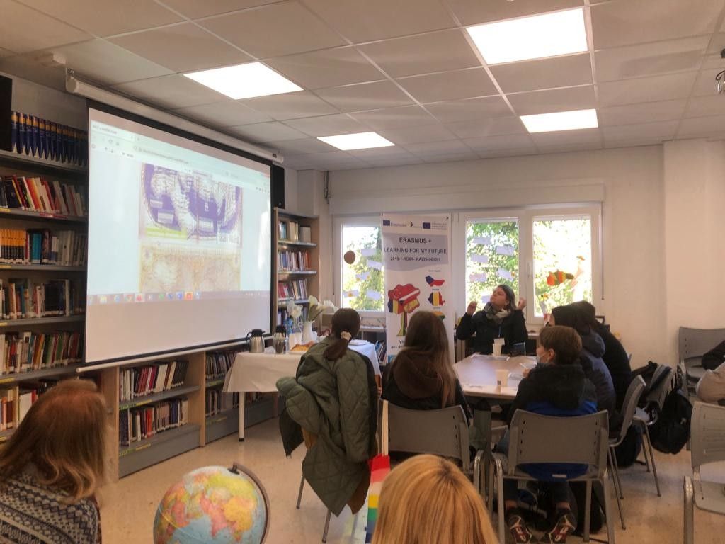Actividades no CPI Toural pola visita de alumnado de Lituania, Romanía e República Checa