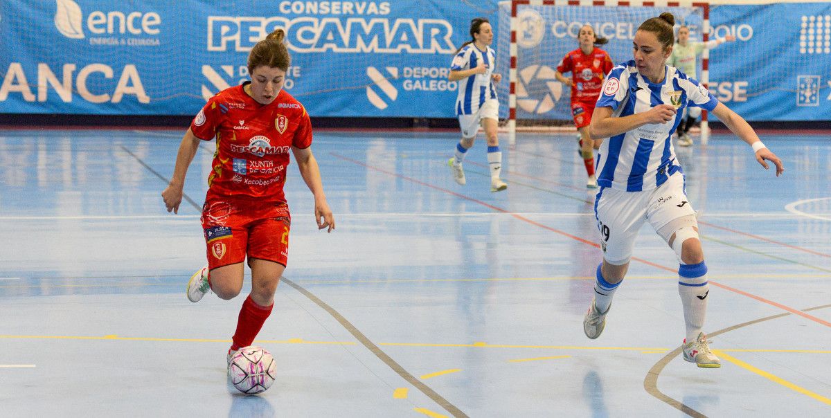Partido entre Poio Pescamar e Leganés na Seca